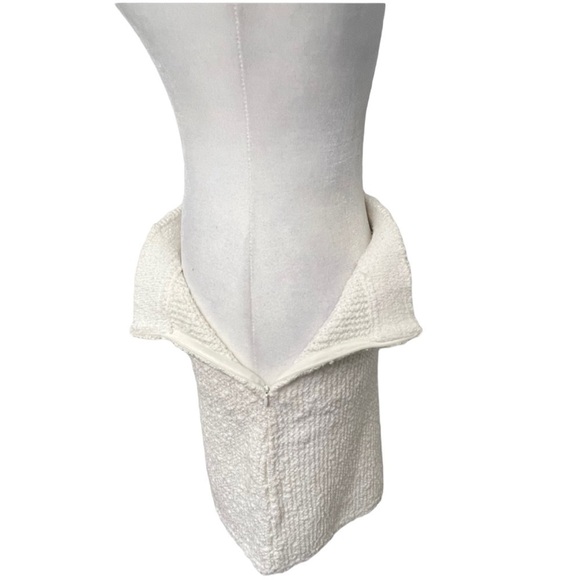 MNG by Mango Off White Light Wash Pull On Mini Skirt - Size Medium - Picture 4 of 11